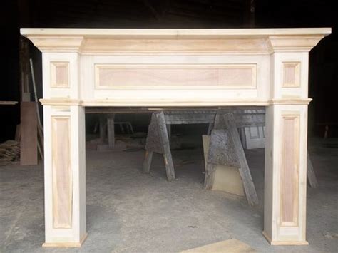 How to make a mantelfor electric fireplace. Hand Made Paint- Grade Fireplace Mantel Surround by Old ...
