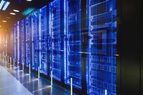 Data center in server room with server racks | Stratosphere Networks IT ...