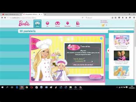 40 barbie juegos de vestir para niñas. Juego de cocina de barbie: Mi pasteleria - YouTube
