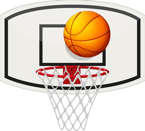Basket Ball Hoop Vector Art Icons And Graphics For Free Download