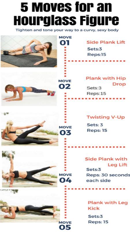 Easy Moves For An Hourglass Figure Easy Workouts Fitness Body