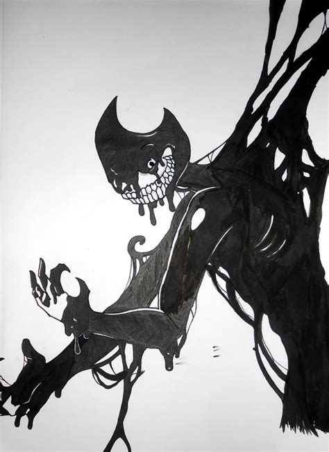 Ink Demon Bendy Drawing