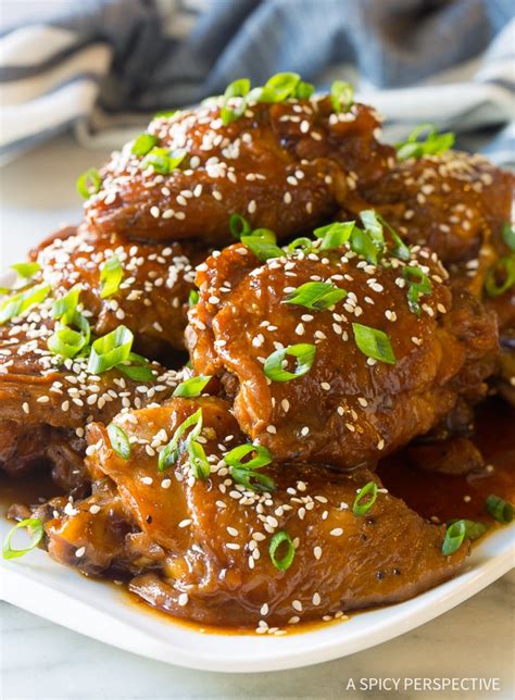 Used white wine to deglaze, chicken stock instead of water……slightlly more cream and way more parm. Instant Pot Sweet Soy Chicken Thighs - A Spicy Perspective