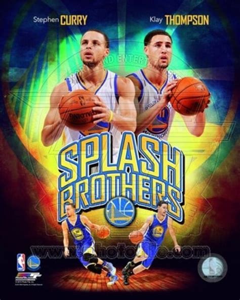 Stephen Curry And Klay Thompson Splash Brothers Portrait Plus Sports