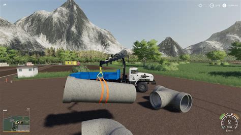 Fs19 Concrete Pipe Prefab V1000 Farming Simulator 2022 Mod Ls Images