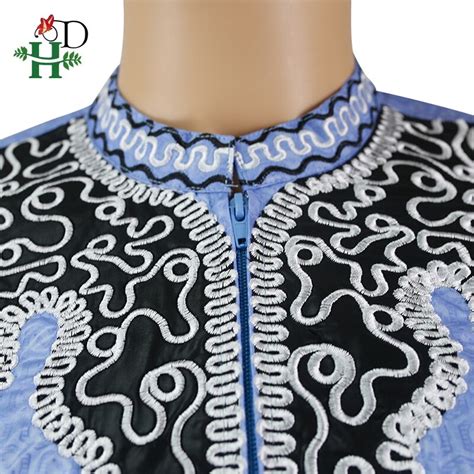 H And D Costume Africain Dashiki Vêtements Chemise Et Pantalon Pour