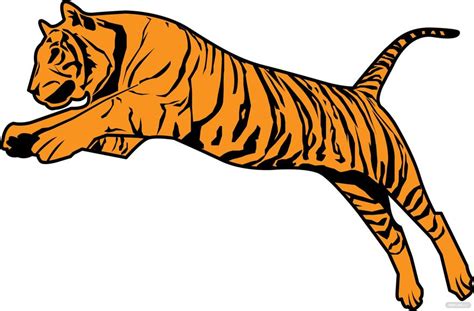 Jumping Tiger Png