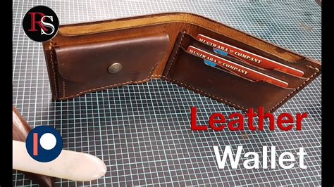 Making A Handmade Leather Wallet - YouTube