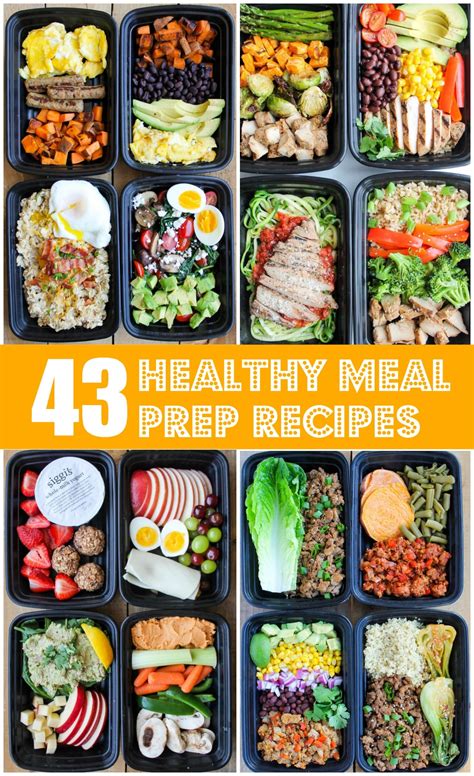 43 Healthy Meal Prep Recipes Thatll Make Your Life Easier