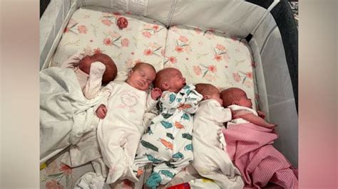 First Time Mom Celebrates Mothers Day With Quintuplets Flipboard