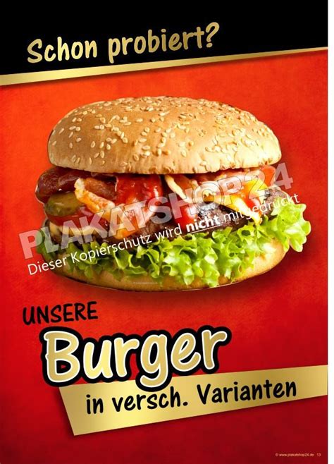 Günstige Werbemittel für Burger aus Ihrem Imbissbetrieb