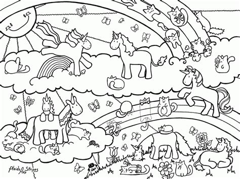 Beautiful Colouring Pages Of A Unicorn Printable Clip Art Library