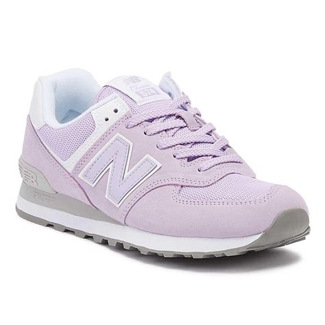 New Balance Suede Womens 574 Lilac Classic Trainers In Purple Lyst