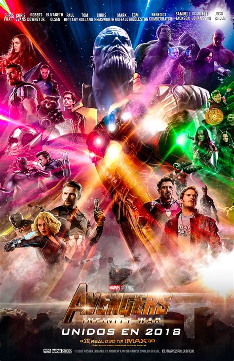 Marvel Spoiler Oficial Avengers Infinity War Teaser Poster 2