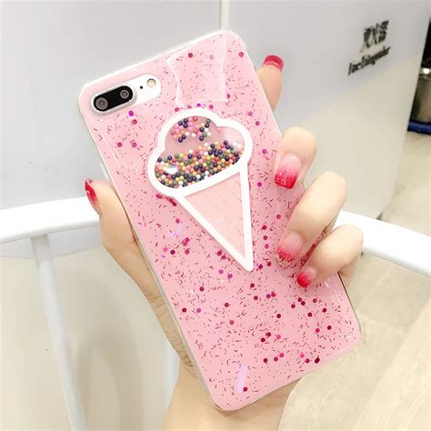 Buy Gertong 3d Dynamic Pink Ice Cream Phone Case For
