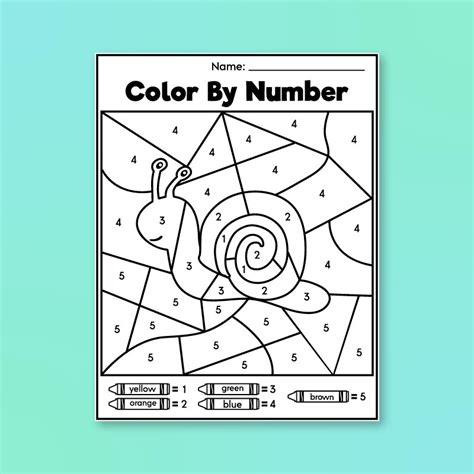 Pre K Color By Number Printables – Simple Everyday Mom
