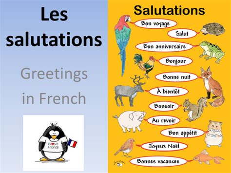 Les Salutations Basic Greetings In French Teaching Resources