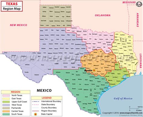 Map Of Texas Regions Share Map