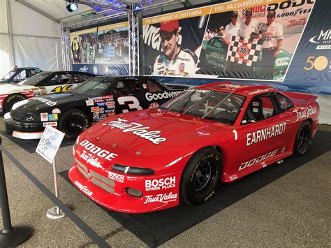 Dale Earnhardt IROC Avenger with the 3 car in the background. Michigan