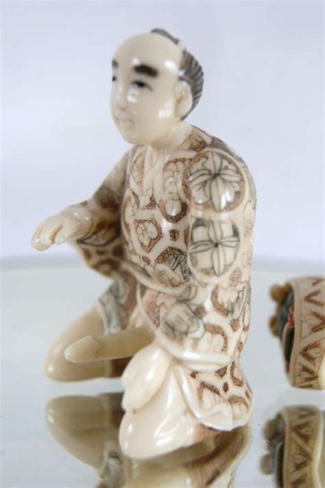 shunga netsuke japanese erotic carved figures 2