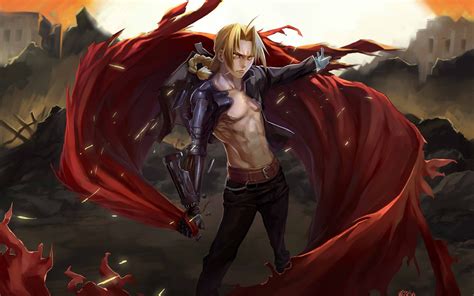 Download Fullmetal Alchemist Brotherhood Edward Elric Anime Fullmetal