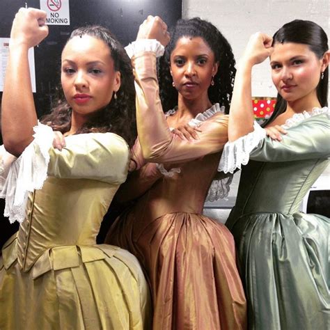 Hamilton On Instagram “the Schuyler Sisters Show Off Their Fiercest Rosie The Riveter Pose