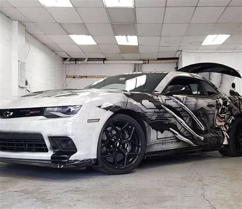 Chevrolet Camaro Z28 Gets X Force Makeover Wrap Looks Stunning