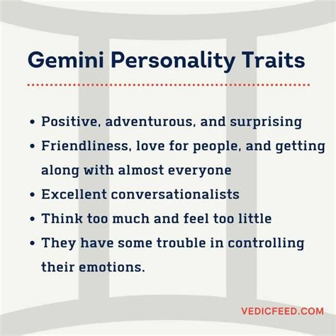 Gemini Personality Traits Characteristics And Mithuna Rashi