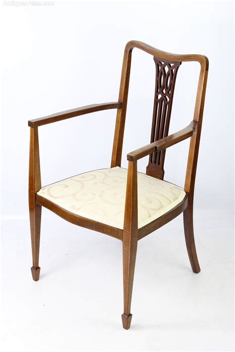 Deerhunter/ atlas sound mastermind bradford cox has an early christmas present for us all, bedroom databank vol. Edwardian Mahogany & Inlaid Open Armchair - Antiques Atlas