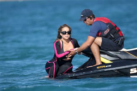 Mariah Carey Suffers Nip Slip During Italian Holiday With James Packer