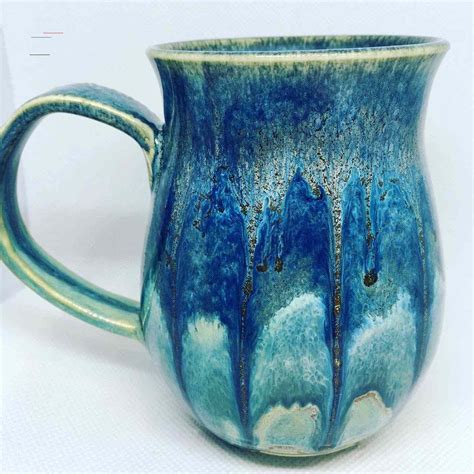 Amaco Textured Turquoise Blue Rutile Blue Midnight Potteryglazes Glazes For Pottery