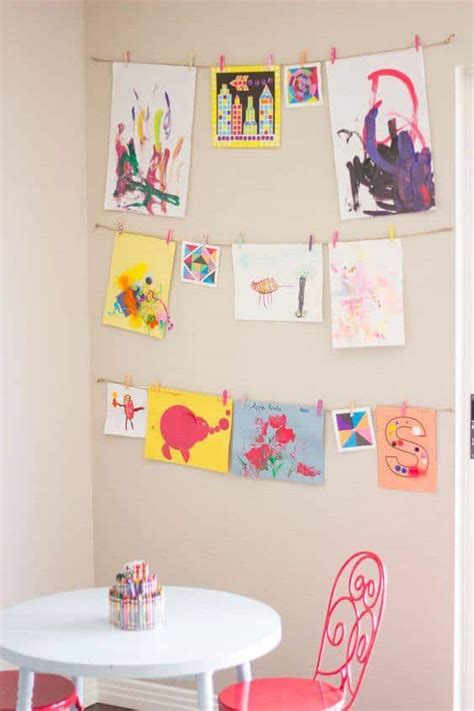 5 Stylish Ways To Display Your Childs Artwork In Your Home