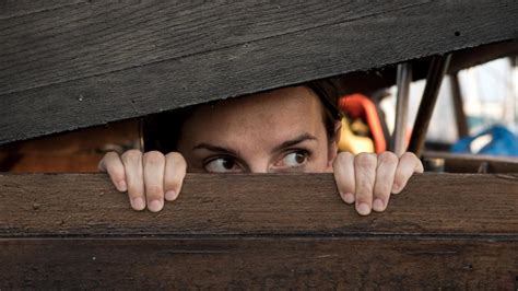 Free Image Woman Playing Hide And Seek Libreshot Public Domain Photos