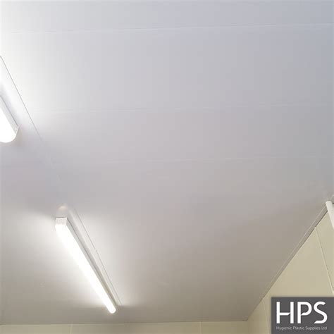 White Matt Pvc Ceiling Panel X X Mm Hygienic Plastic Supplies