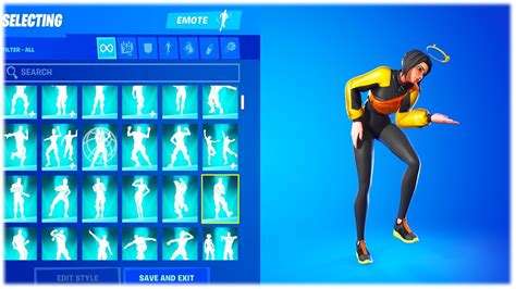 Fortnite Rushin Around Emote But Every Second Is A Different Female Character Sync