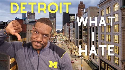 REAL Detroit Pro's and Con's | Living In Detroit Michigan - YouTube