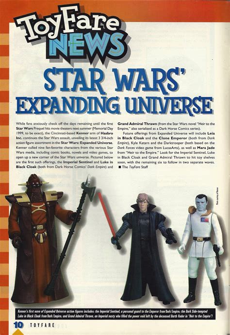Toyfare Magazine Promotes The Star Wars Expanded Universe In August Of