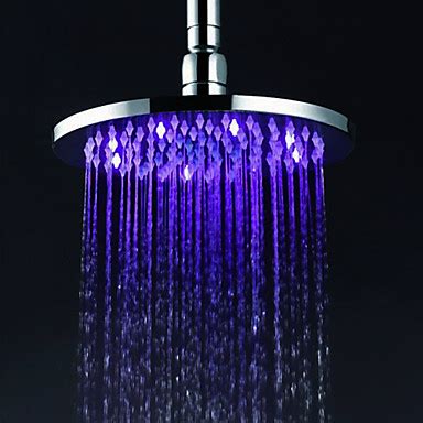Best rain led shower heads are specifically designed to spice up your showering experience by creating additional colors. Contemporary Rain Shower Chrome Feature for LED Rainfall ...
