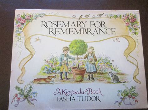 Vintage Tasha Tudor Rosemary For Remembrance Keep Sake Book Tasha Tudor