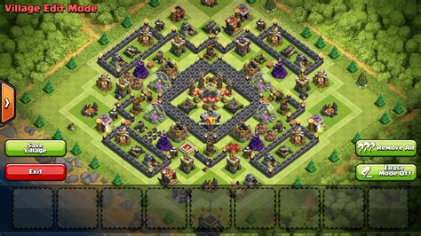 Clash Of Clans Th9 Base - Clash Of Clans Th9 Best Farming Base Layout Design 2018