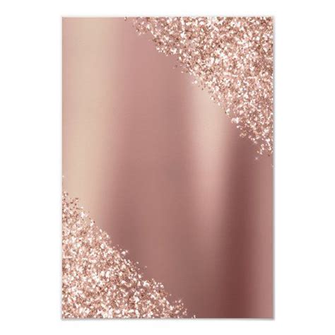 These super sparkly digital papers feature glam glitter drips on rose gold ombre backgrounds. Rose Gold Sparkle Glitter Any Age Birthday Invitation | Zazzle.com en 2020 | Invitation mariage ...