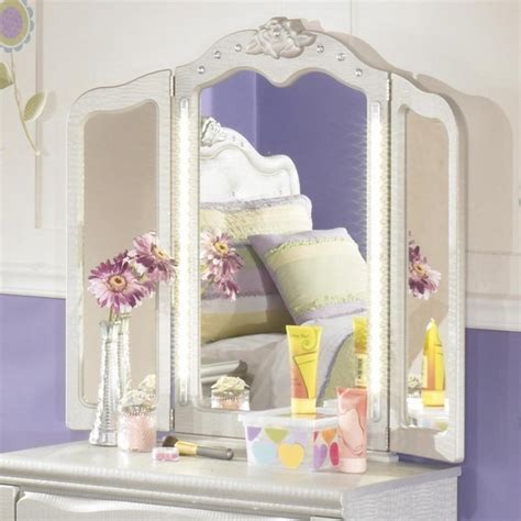 Maybe you would like to learn more about one of these? Vanity table with tri fold mirror - elegant bedroom ...