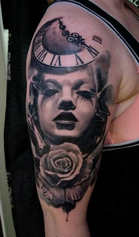 Woman Clock Tattoo By Apo Limited Spaces Available At Holy Grail