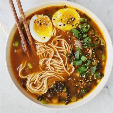 Ramen Noodle Soup Make It In 20 Minutes The Hint Of Rosemary
