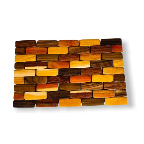 Handmade Wooden Trivet Mat Fair Trade Nature In Hand Creations