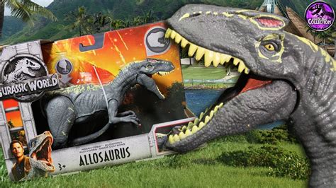 Allosaurus Jurassic World Fallen Kingdom Mattel Toys Review Youtube