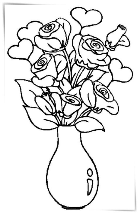 Pin on Imágenes de FLORES para Colorear