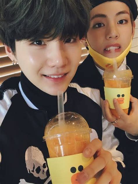 Bts S Suga And V Posted Their 1st Selfie In 3 Years — Army S Going Bananas