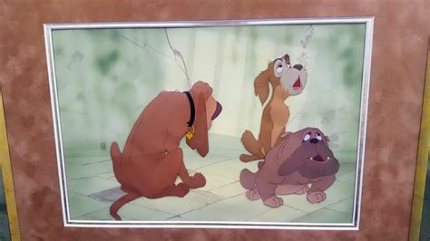 1955 Walt Disney Original Production Cel From Lady And The Tramp