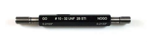 10 32 Unf Class 2b Sti Taperlock Screw Thread Insert Plug Gage Set